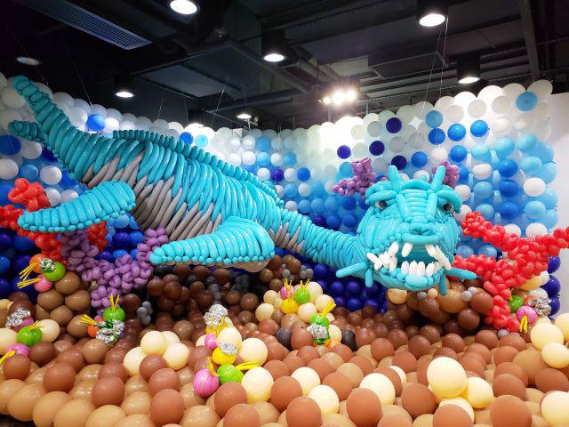 全港最大氣球藝術展 - 恐龍世界大冒險_黃巴士