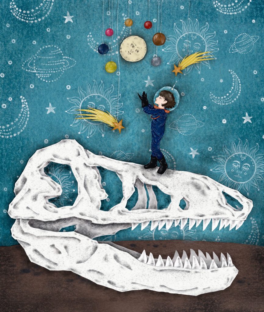 捕夢女孩的異想世界_插畫師_stella lam_黃巴士