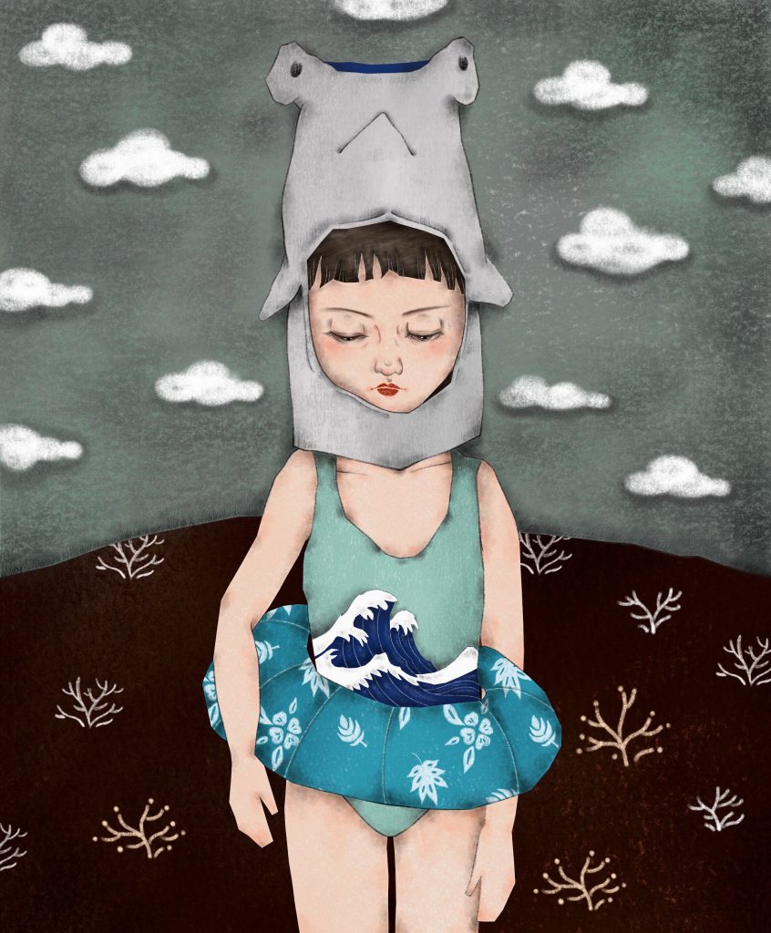 捕夢女孩的異想世界_插畫師_stella lam_黃巴士