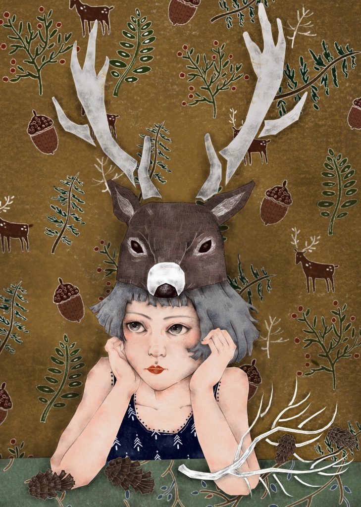 捕夢女孩的異想世界_插畫師_stella lam_黃巴士