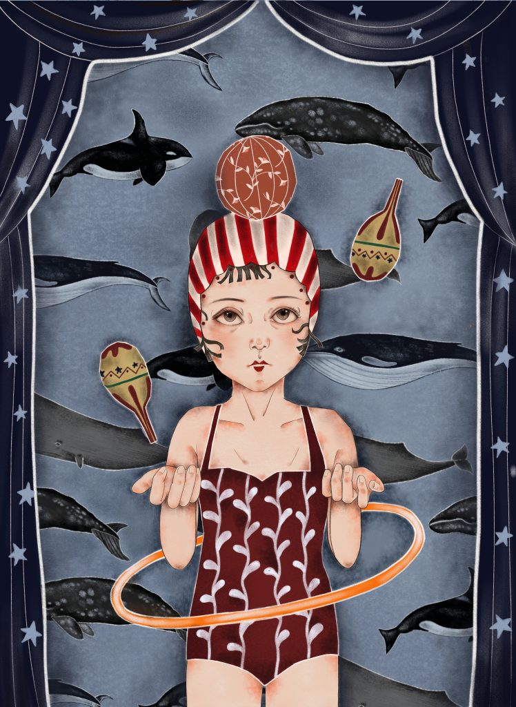 捕夢女孩的異想世界_插畫師_stella lam_黃巴士