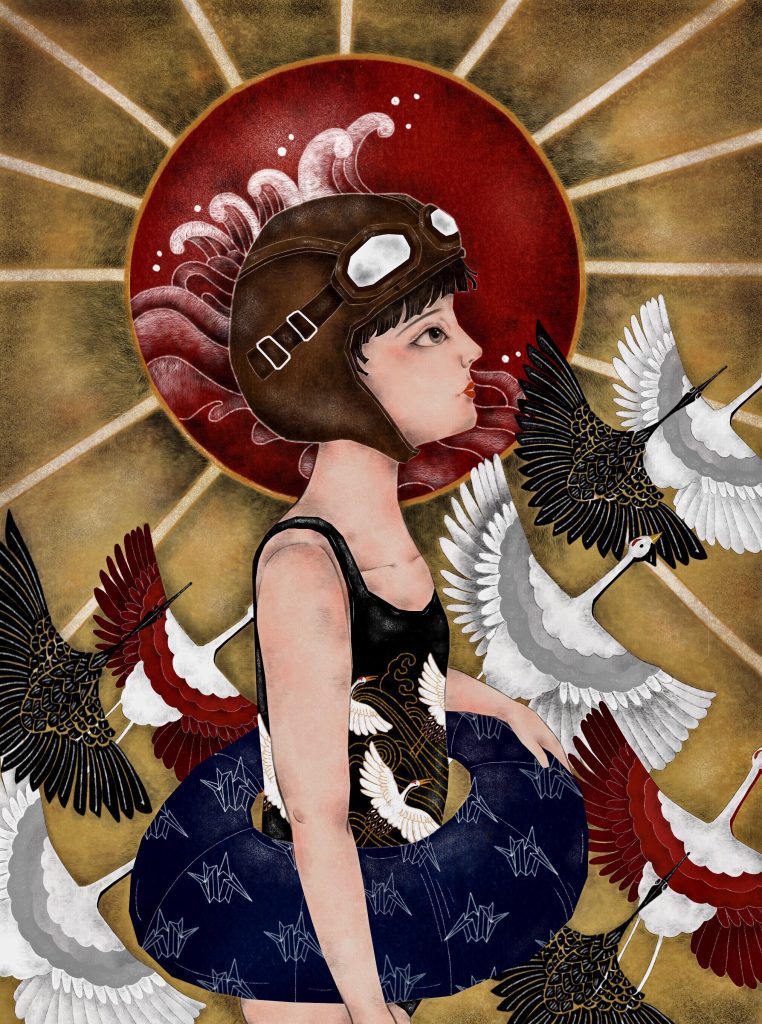 捕夢女孩的異想世界_插畫師_stella lam_黃巴士