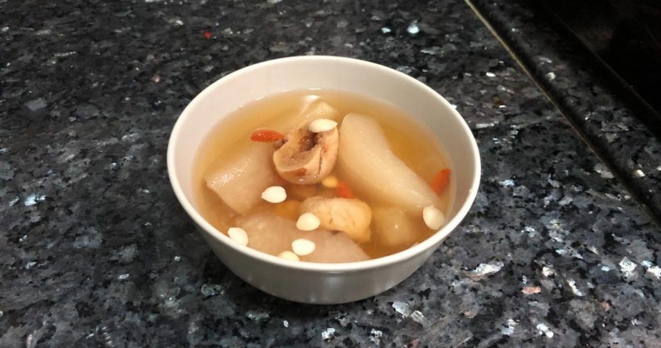 湯水食譜 冰糖水梨無花果杞子茶 消暑 祛濕_黃巴士