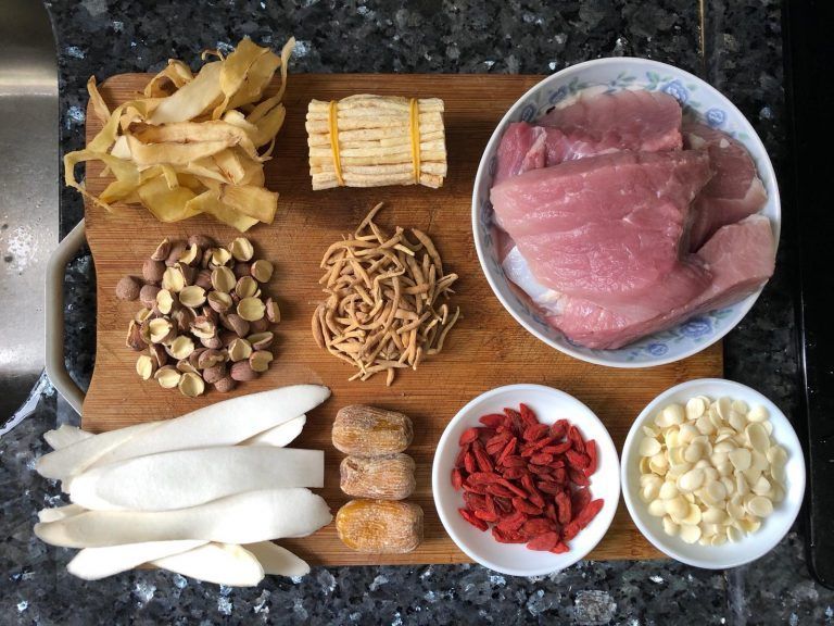 湯水食譜-雙参玉竹淮山杞子瘦肉湯-磨牙_黃巴士